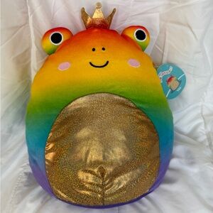 RARE Squishmallow ~ 12" VAS The Queer Frog ~ Pride Edition
